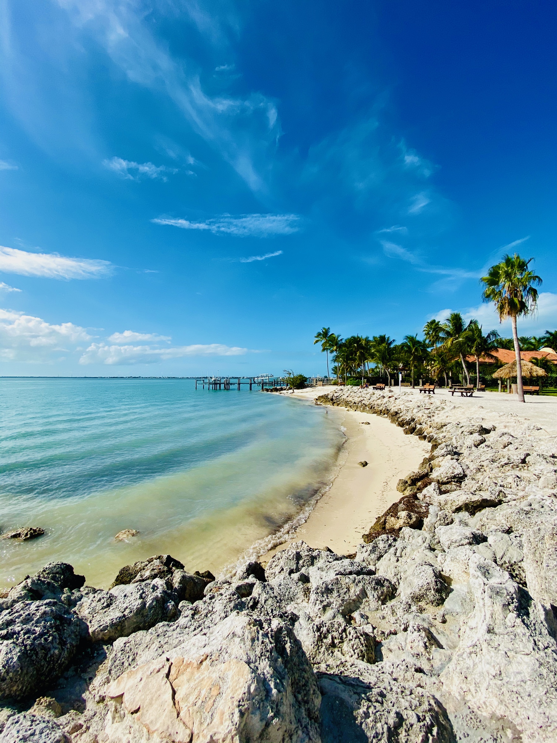 Turquoise cove at Key Colony Beach in the Florida Keys