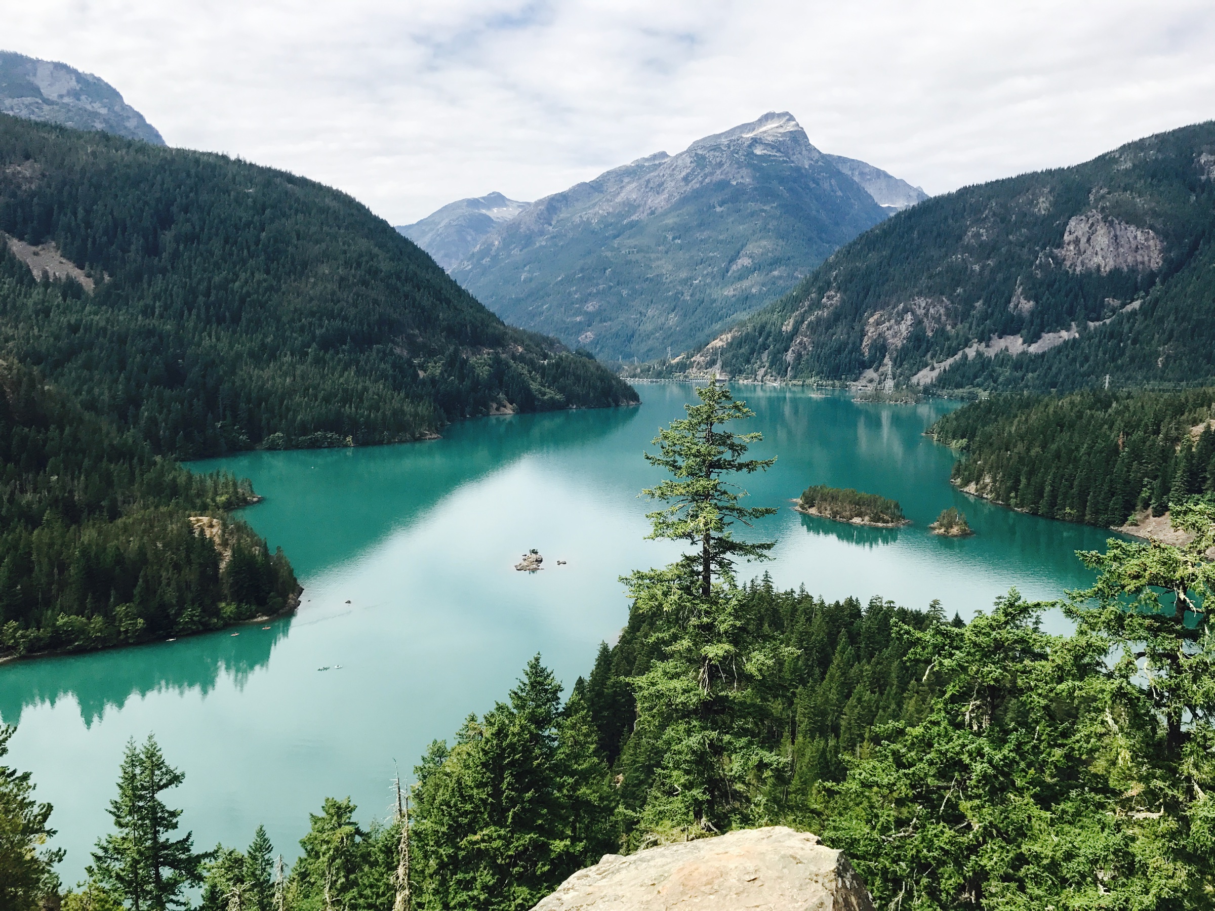 Ross Lake beneath the North Cascades
